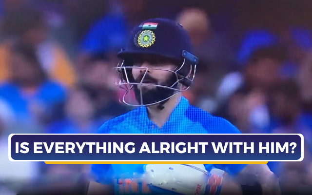 Watch Virat Kohli Holding His Chest While Batting Against Zimbabwe In 20 20 World Cup 2022 5296