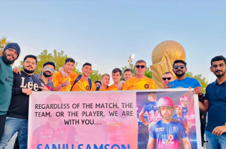 Fans at FIFA World Cup show support for Sanju Samson, picture goes viral