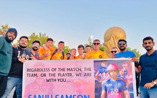  Fans at FIFA World Cup show support for Sanju Samson, picture goes viral