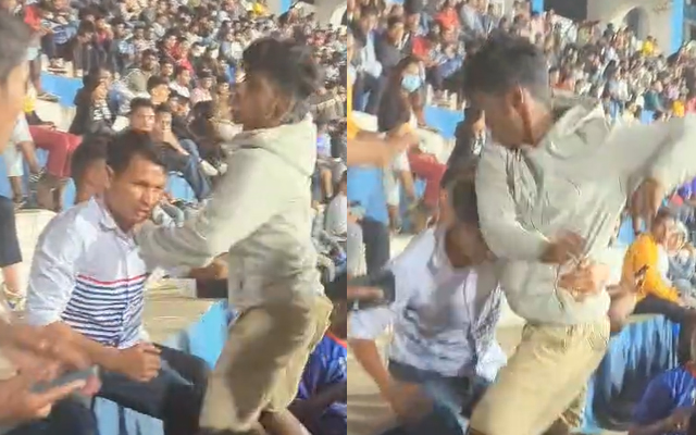  Watch: East Bengal fan gets punched in ugly brawl in stands during ISL game in Bengaluru