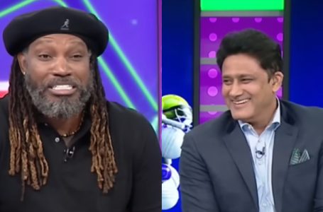 Watch: Chris Gayle hilariously pulls Anil Kumble’s leg, latter’s reaction is absolute gold