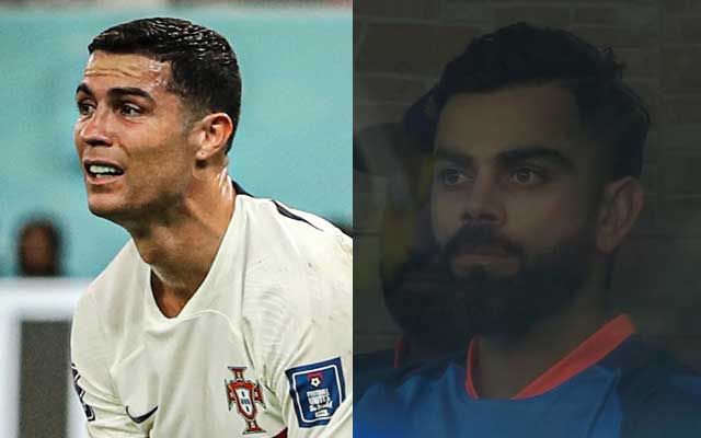  Virat Kohli posts heartwarming message for Cristiano Ronaldo post World Cup exit
