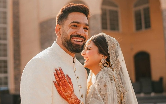  Watch: Haris Rauf’s all smiles with his newly-wed wife in Islamabad