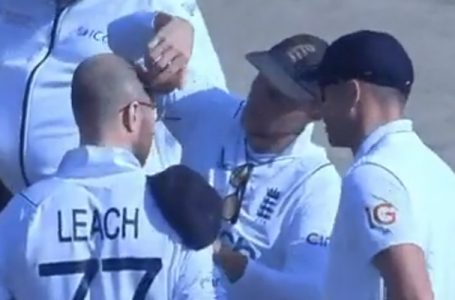 Watch: Joe Root uses Jack Leach’s head to shine the ball against Pakistan