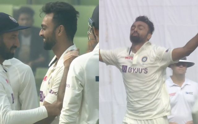  Watch: Jaydev Unadkat picks his maiden Test wicket with rip-snorter against Bangladesh
