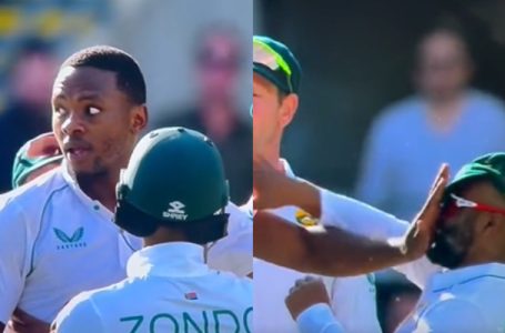 Watch: Kagiso Rabada ‘accidentally’ hits skipper Temba Bavuma on his face during AUS v SA first Test