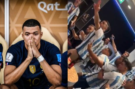 Watch: Argentina goalkeeper urges players to observe silence targeting Kylian Mbappe