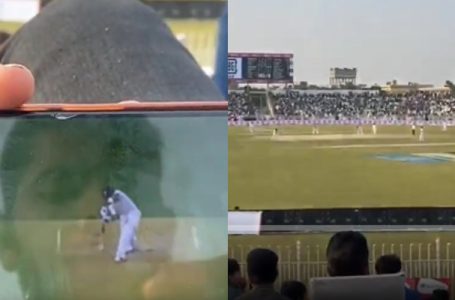 Watch: Pakistan fan juggled between Virat Kohli’s cover drive and Rawalpindi Test