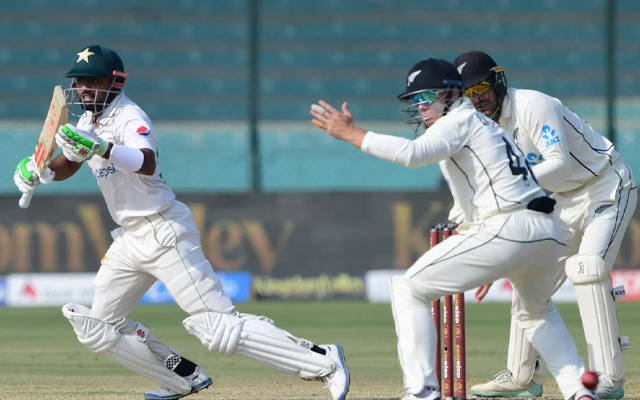  Watch: New Zealand fielder drops Babar Azam’s dolly catch in slips in the first Test