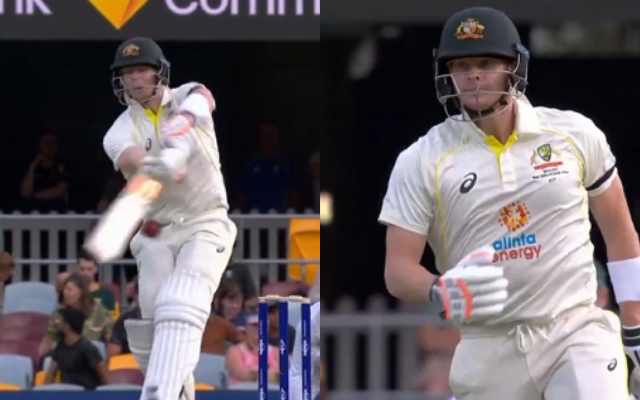  Watch: Steve Smith caught sledging himself while batting against South Africa in first Test