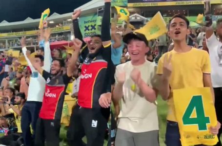 Watch: Bangalore and Joburg Super Kings fans cheer for Faf du Plessis during SA20 2023