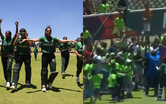  Watch: Fans invade ground as Bangladesh humble Australia in opening game of Women’s U19 20-20 World Cup 2023