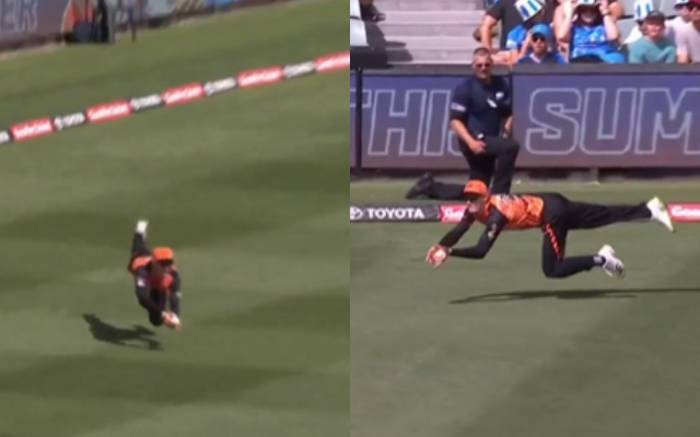  Watch: Cameron Bancroft takes flying catch against Adelaide Strikers during Big Bash League 2022-23