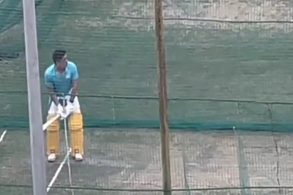  ‘Still looks fitter than Rohit Sharma’- Fans can’t keep calm as MS Dhoni spotted practicing in nets ahead of Indian T20 League
