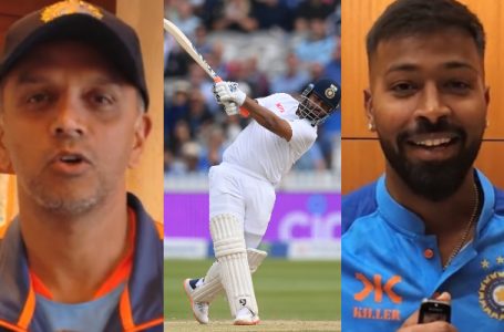 ‘You are a fighter’ – Indian players, head coach Rahul Dravid wish Rishabh Pant for his speedy recovery