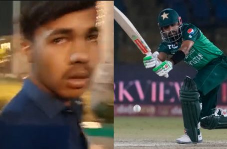 Watch: Pakistani JARVO requests Babar Azam to save him as he gets detained by police for entering playing field