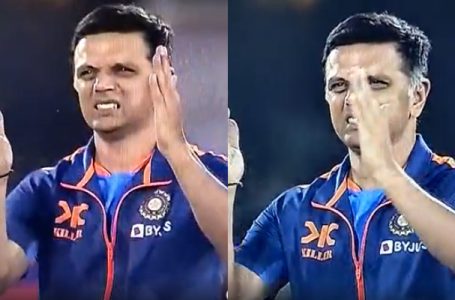 Watch: Rahul Dravid ‘ninja moves’ post India’s win against New Zealand in second ODI