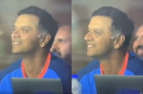Watch: Rahul Dravid can’t hold back his smile as his international career stats played on TV