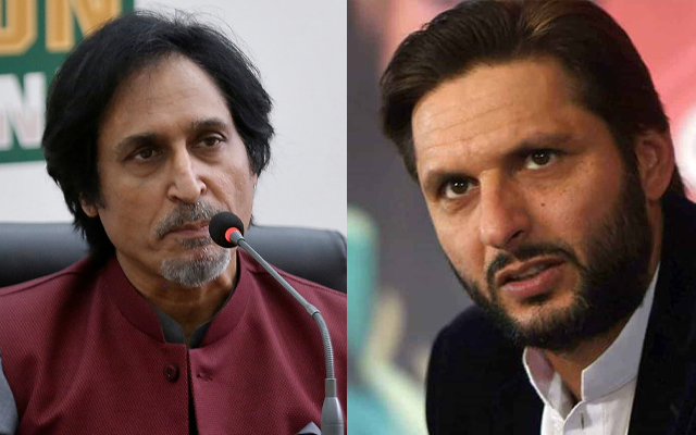 Ramiz Raja asks Shahid Afridi to step down from his position of interim chief selector in PCB