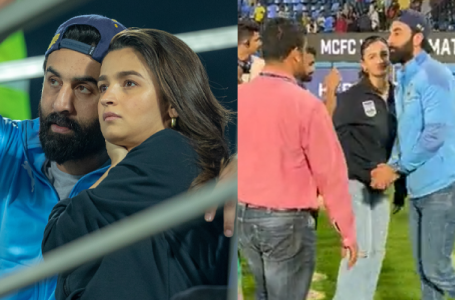 Watch: Ranbir Kapoor and Alia Bhatt support Mumbai City FC during their game against Kerala Blasters