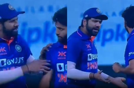 Watch: Rohit Sharma scolds Shardul Thakur for conceding boundaries against New Zealand