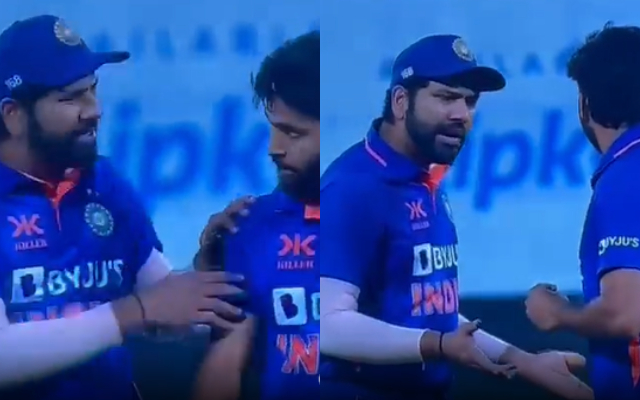  Watch: Rohit Sharma scolds Shardul Thakur for conceding boundaries against New Zealand