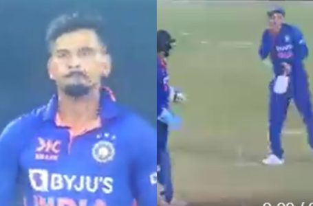 Watch: Shreyas Iyer spins the ball big against Sri Lanka, Virat Kohli shocked