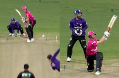 Watch: Steve Smith hits the ball over the roof against Hobart Hurricanes during BBL 2022-23