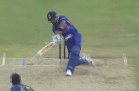 Watch: Virat Kohli plays helicopter shot in third ODI against Sri Lanka