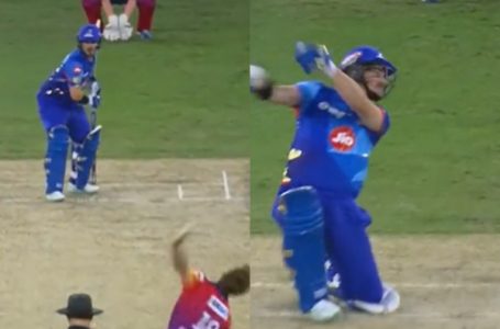 Watch: MI Emirates batter hits stunning one-handed six against Dubai Capitals during ILT20 2023