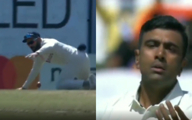  Watch: Virat Kohli drops a dolly at slips, second drop of the game for him