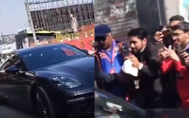  Watch: Fans desperate to meet Virat Kohli, surround his car outside Arun Jaitley Stadium