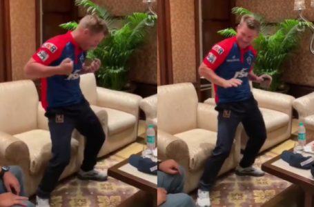 Watch: David Warner dancing to famous ‘Calm Down’ song in Delhi kit