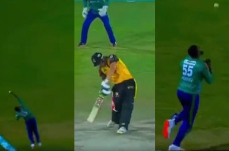 Watch: Kieron Pollard pulls off a one-handed catch at boundary during PSL 8