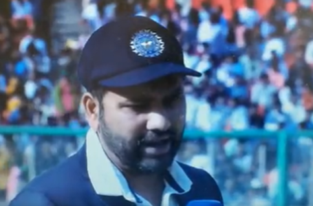 Watch:  Rohit Sharma shares nervous laugh when asked pitch for Ahmedabad Test