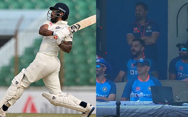  Watch : Virat Kohli gives priceless reaction to Umesh Yadav’s six during 3rd Test against Australia in Indore