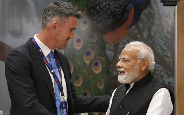  ‘KP bhaiya in BJP’ – Fans react after former England cricketer Kevin Pieterson shares pic with PM Narendra Modi