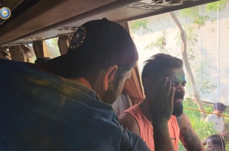 ‘Kohli closed his eyes when Rohit touched him, rift confirmed.’ – Fans react to wholesome video of Rohit and Virat celebrating Holi