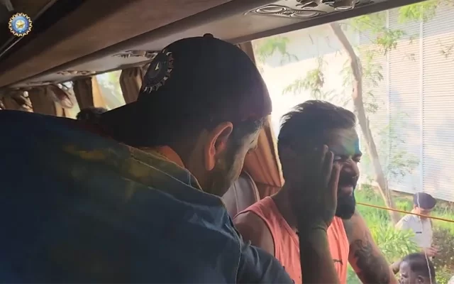  ‘Kohli closed his eyes when Rohit touched him, rift confirmed.’ – Fans react to wholesome video of Rohit and Virat celebrating Holi