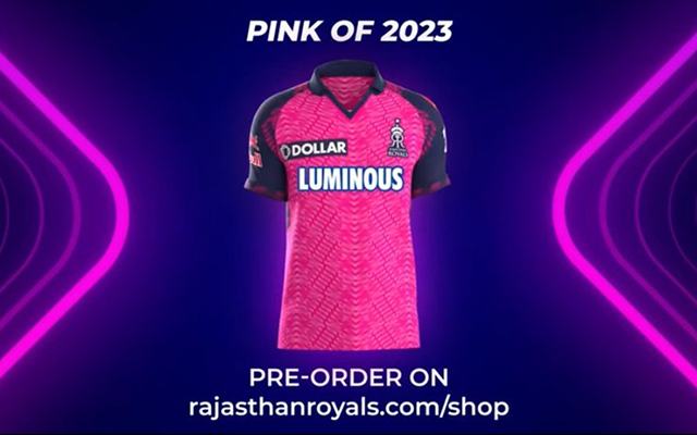  ‘Cherry-blossom laga diya pura’ – Fans react as Rajasthan franchise launch their official jersey for upcoming season of Indian T20 League