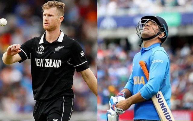  ‘Part-time cricketer, full-time comedian’ – Fans react as Jimmy Neesham posts a hilarious tweet on MS Dhoni following his recent knock against Rajasthan Royals in IPL