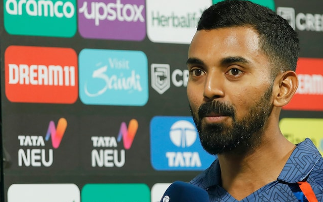  KL Rahul makes hilarious remarks about getting injured by a throw by his teammate during LSG’s clash with RR
