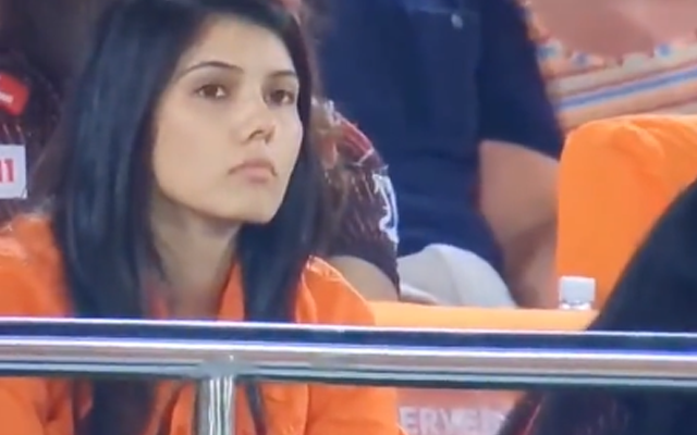 ‘Hatt rey’-  Video of SRH owner Kaviya Maran getting frustrated on cameraman for showing on her big screen during a match against PBKS goes viral