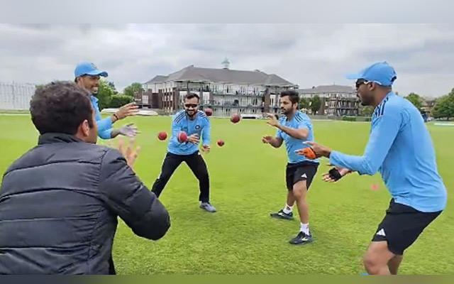  Watch : Indian team indulges in creative drill ahead of Test Championship final