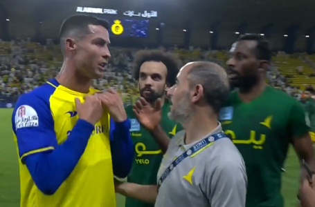 Watch : Al-Nassr superstar Cristiano Ronaldo pushes opposition staff member over selfie request