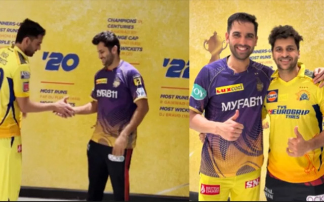  ‘Miss you in yellove, Lord’ – Fans react as Shardul Thakur and Deepak exchange jerseys after CSK vs KKR clash in IPL 2023