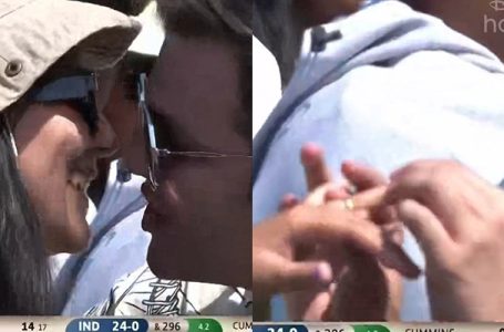 ‘Ho gaya acting ab match par dhyaan do’ – Fans react as man proposes to girlfriend at The Oval during WTC 2023 Final