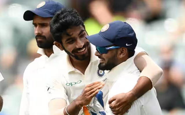 Jasprit Burmah and Rishabh Pant