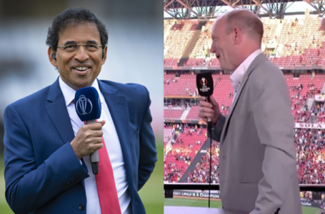 WATCH: Peter Drury calls Harsha Bhogle his ‘hero’ during Europa League final between AS Roma and Sevilla