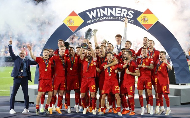  ‘Enrique leaves and Spain finally wins something’ – Fans react as Spain win UEFA Nations League defeating Crotia on penalties
